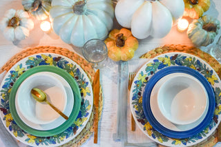 Blue Fall Fantasy Chop Plate, fiestaÂ® Blue Fall Fantasy - Fiesta Factory Direct by Homer Laughlin China.  Dinnerware proudly made in the USA.  