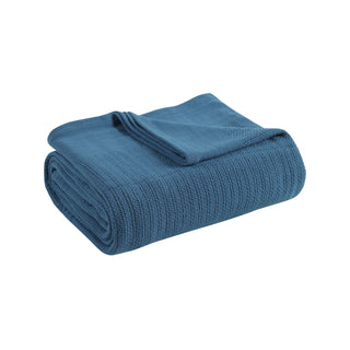 Avanti Fiesta Twin Blanket lapis blue