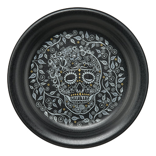 Appetizer Plate SKULL AND VINE - Fiesta Factory Direct