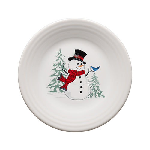 Snowman Luncheon Plate - Fiesta Factory Direct