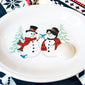 Snowman and Lady Medium Oval Platter, fiestaÂ® Snowman - Fiesta Factory Direct by Homer Laughlin China.  Dinnerware proudly made in the USA.  