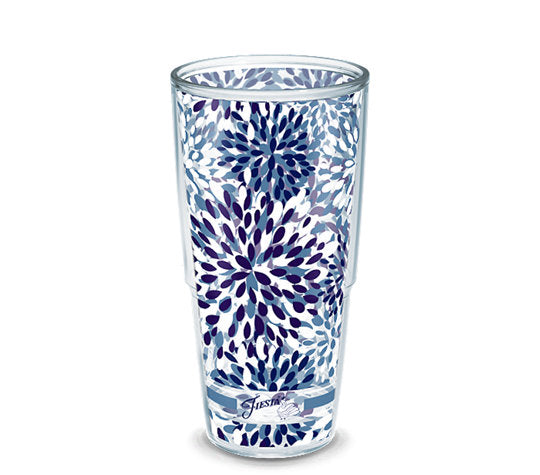 Fiesta® Calypso Lapis 24 oz Tumbler, Tervis Tumbler - Fiesta Factory Direct by Homer Laughlin China.  Dinnerware proudly made in the USA.  