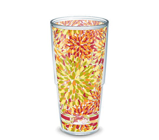 Fiesta® Calypso Sunny 24 oz Tumbler, Tervis Tumbler - Fiesta Factory Direct by Homer Laughlin China.  Dinnerware proudly made in the USA.  