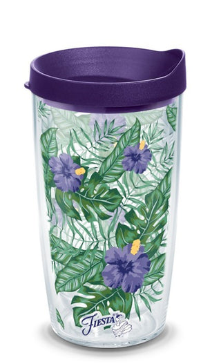 Fiesta® Palm Tropical 16 oz Tumbler with Lid